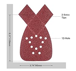 S SATC Mouse Sander Pads 50 PCS Mouse Detail Sander