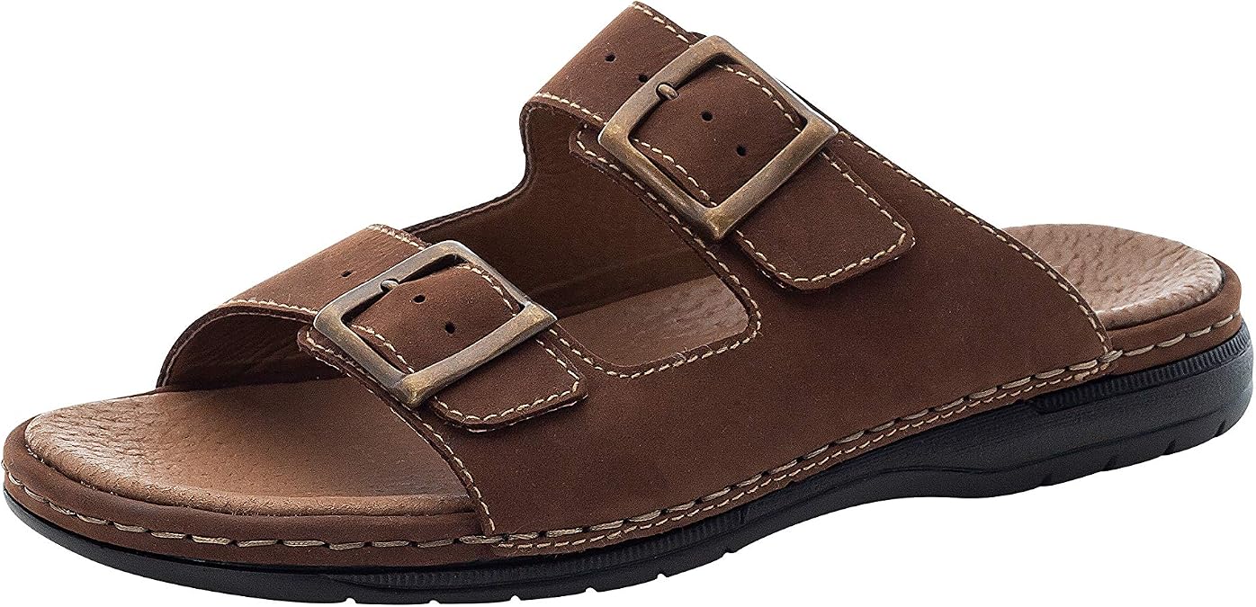 Rieker Sandales Homme 26156 - Cuir Synthétique Noir - Semelle Confort - Velcro - Largeur G