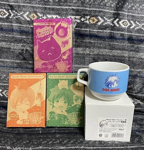 Amazon Dear Girl Stories 響 マグカップ ストラップ 3種 オノd ヒロc 黒にゃーさん シルフ 付録 Dgs響 小野大輔 スタッキングマグ アイドル 芸能人グッズ 通販