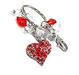 Linpeng Fancy Key Ring Keyring with Rhinestone