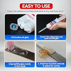 PLJOFRSHI Clear ab Epoxy Glue ，Multipurpose epoxy