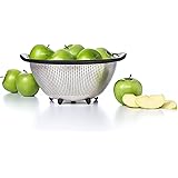 OXO Good Grips 5-Quart Stainless-Steel Colander, Silver