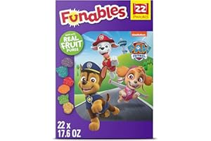 Funables Fruity Snacks, PAW Patrol, Assorted Fruit, Flavored Snacks, 0.8 oz 22 ct