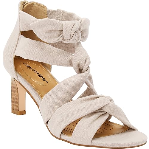 wide width nude sandals