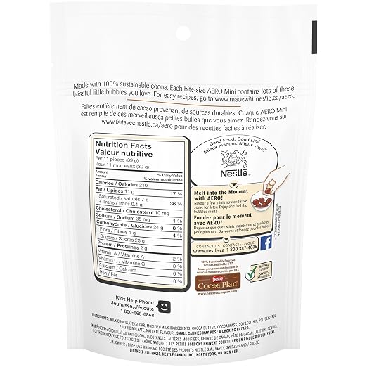 Nestle aero bubbles 135g (059800300780)