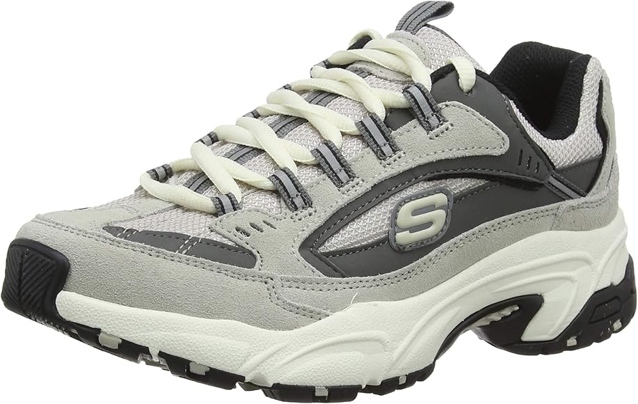 skechers memory foam womens grey