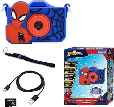 , Spider-Man, Cámara Infantil 4 en 1, DJ078SP