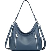 Over Earth Genuine Leather Purses and Handbags for Women Hobo Shoulder Bag Ladies Crossbody Bags Medium