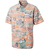 Reyn Spooner NCAA Classic Fit Button Front Scenic Aloha Shirt
