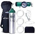 Medfex Oxygen Tank Complete Set - USA Made | 416 Liter Capacity - Travel Size Kit