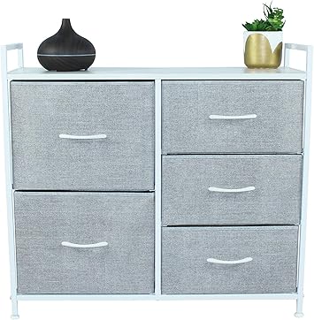 dresser in closet nursery