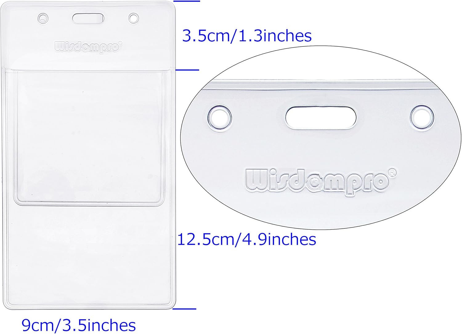 Wisdompro 5 Pack Heavy Duty Pocket Protector for Shirts Lab Coats, Pants, Multi-Purpose, Holds Pens, Pointers, Cards - Image 4