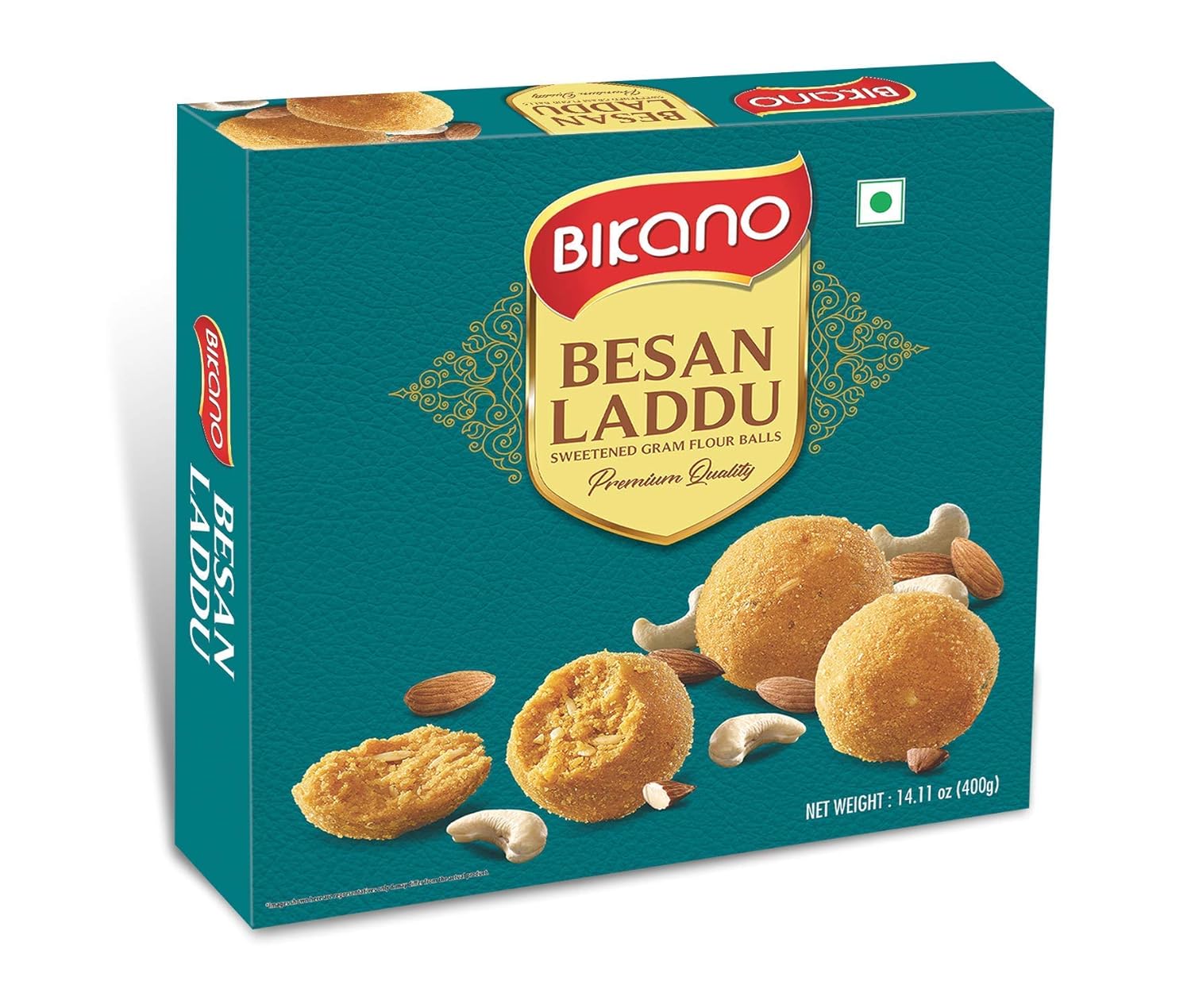 Grab fast Bikano Besan Laddu, 400g