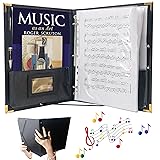 IvyRobes PU Leather Sheet Music Folder, 12.5" x