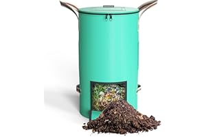 SPONDWILD Compost Bin Outdoor - 32 Gallon Breathable Thickened Reusable Garden Yard Waste Bags, Composting Bin for Outside Garden with Faster Composting & Odor Reduction