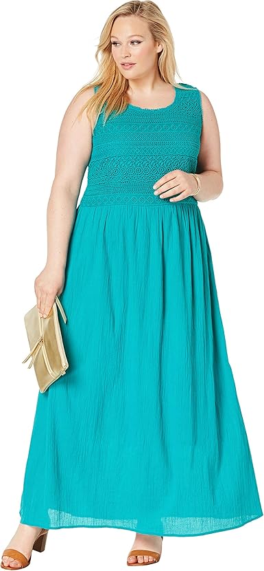 plus size gauze dress