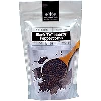 The Spice Lab Peppercorns –Tellicherry Whole Black Peppercorns for Grinder Refill - 1 Pound Bag - Steam Sterilized…