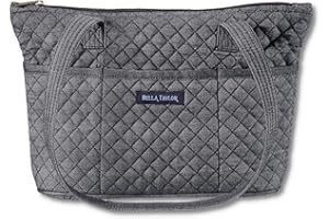 Bella Taylor Small Tote | Lightweight Quilted Fabric Purses for Women