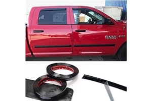 SHINE & BRIGHT AUTO 32Ft Automotive Car Exterior and Interior Molding Trim Universal Bumper Window Door Body Side and Household Furniture Surfaces Decorative Strip Scratch-Proof (2 inch (50mm), Glossy Black)