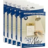 Aqua Notes Waterproof Note Pad -5 Pack (MADE IN THE USA)