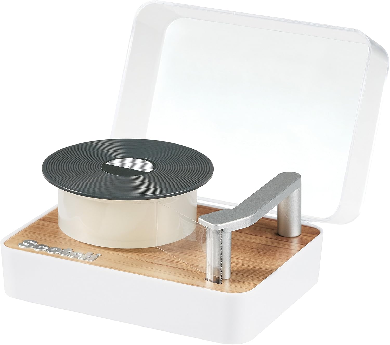 Scotch Magic Tape Dispenser, Record Player (C45-RECORD) : Office Products