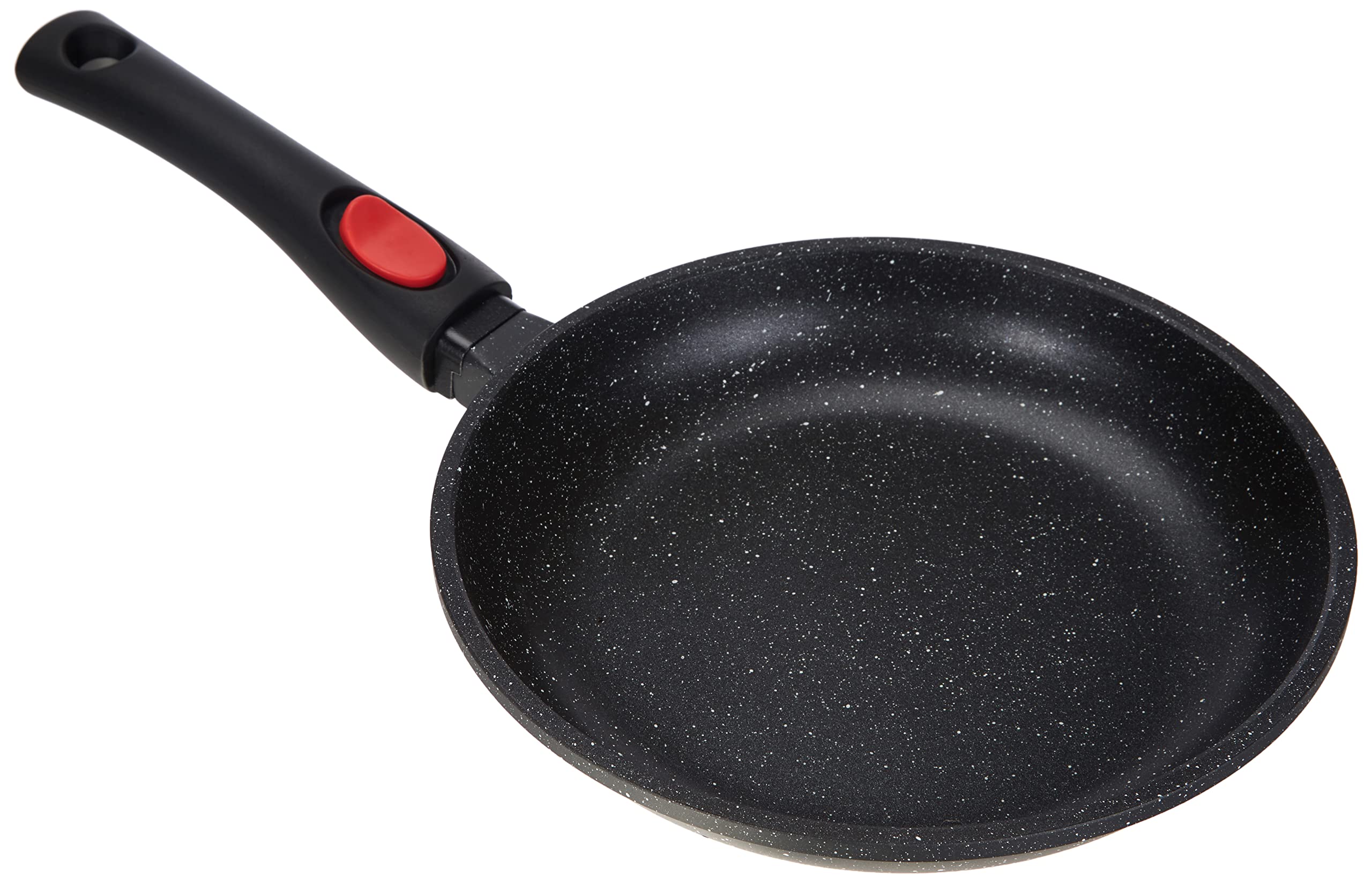 Kamberg 0008021 Frying Pan 24 cm with Removable Handle Cast Aluminium Stone Coating Suitable for All Heat Sources Including Induction PFOA