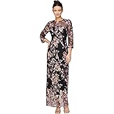 JS Collections Womens Pheobe Column Gown