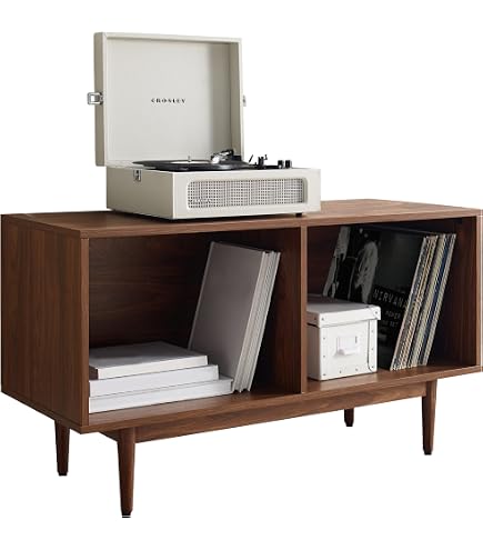 Amazon.com: Crosley Furniture Asheville Medium Record Stand | Mid