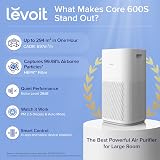 Levoit Smart Air Purifier Core 600S Large Room CADR 711 m³/h WiFi Alexa view 8