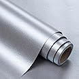 WRAPAHOLIC Solid Color Pearl Glossy Wrapping Paper,Silver Matte Gift Wrapping Paper - Perfect for Baby Shower,Party,Birthday,DIY Bouquet,Wedding(17in x 32.8ft Roll, 46 Sq. Ft)