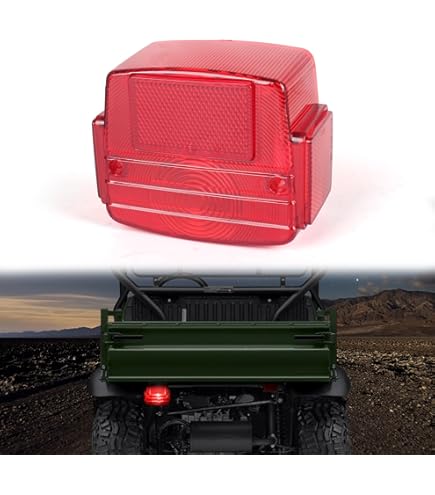 Amazon.com: ATVWorks New Taillight/Lamp Lens Compatible with