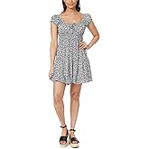 WallFlower Womens Nikki Rayon Challis Prairie Mini Dress
