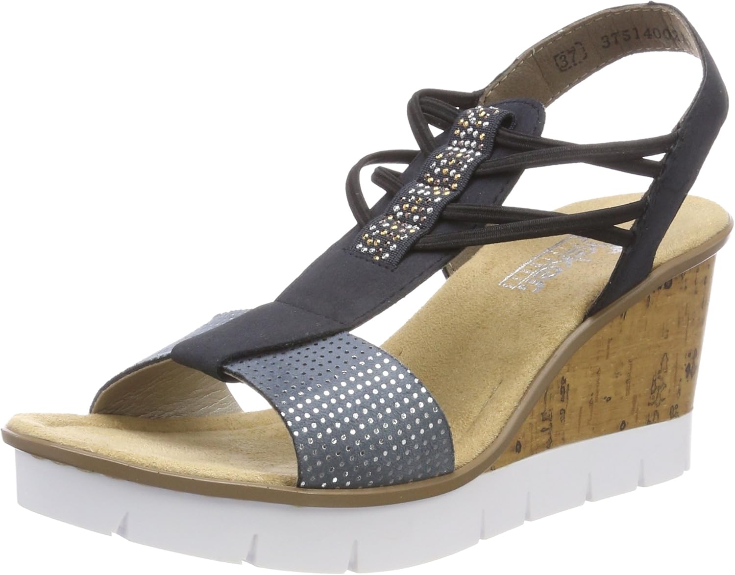 Rieker Schuhe Rieker Damen 66761 Geschlossene Sandalen