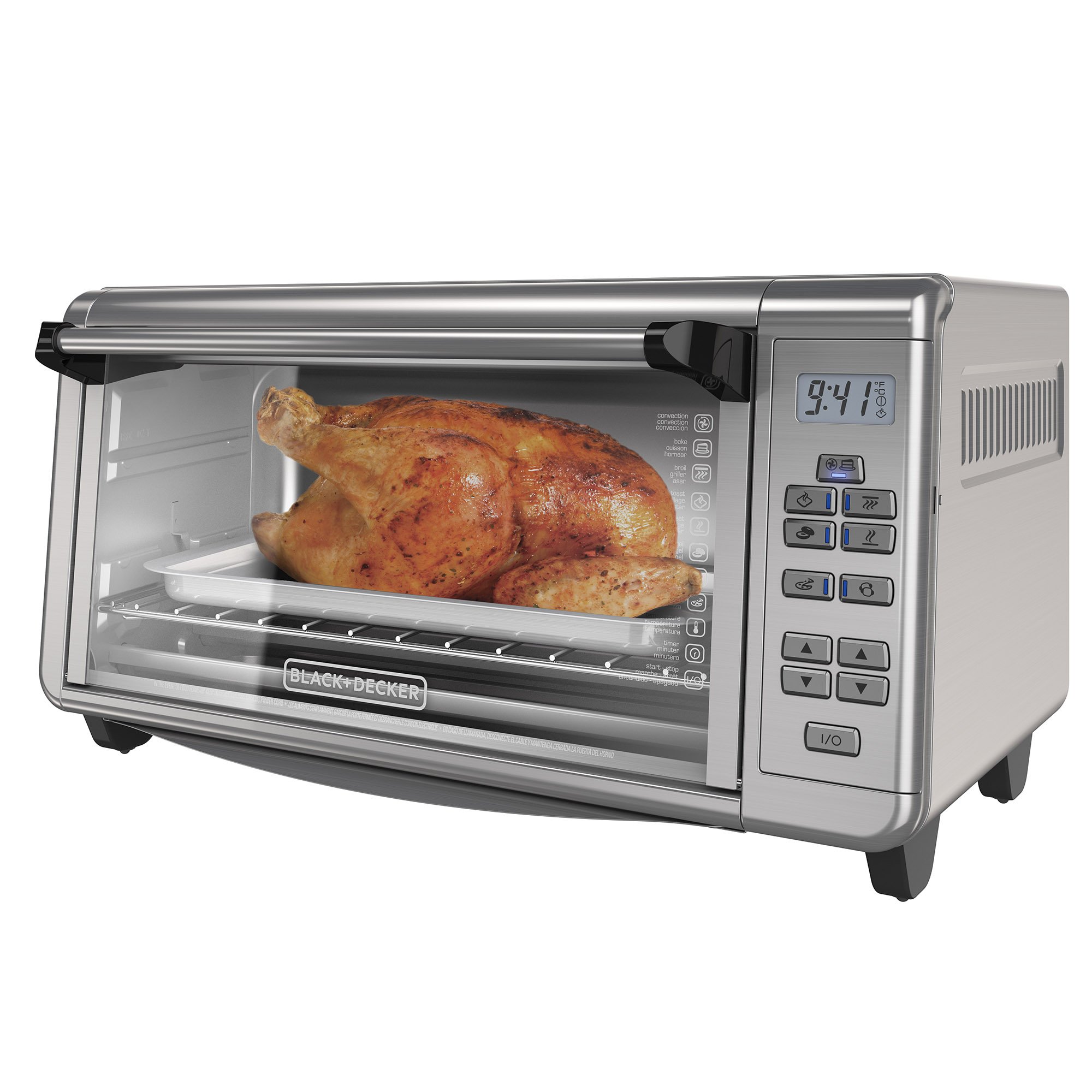 BLACK+DECKER TO3290XSD TO3290XSBD Toaster Oven, 8Slice, Stainless