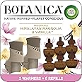 Botanica by Air Wick Plug in Scented Oil Starter Kit, 2 Warmers + 6 Refills, Himalayan Magnolia and Vanilla, Air Freshener, Eco Friendly, Essential Oils