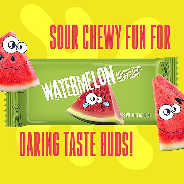 MIXIN’S SWEET AND SOUR BULK CANDY VARIETY PACK – INDIVIDUALLY WRAPPED, GLUTEN-FREE – PERFECT FOR PARTIES, PINATAS, AND HOLIDAYS – FEATURING ASSORTED FLAVORS LIKE WATERMELON AND GREEN APPLE – GREAT FOR HALLOWEEN AND CHRISTMAS, 280 PIECES APPROX (1 PACK)