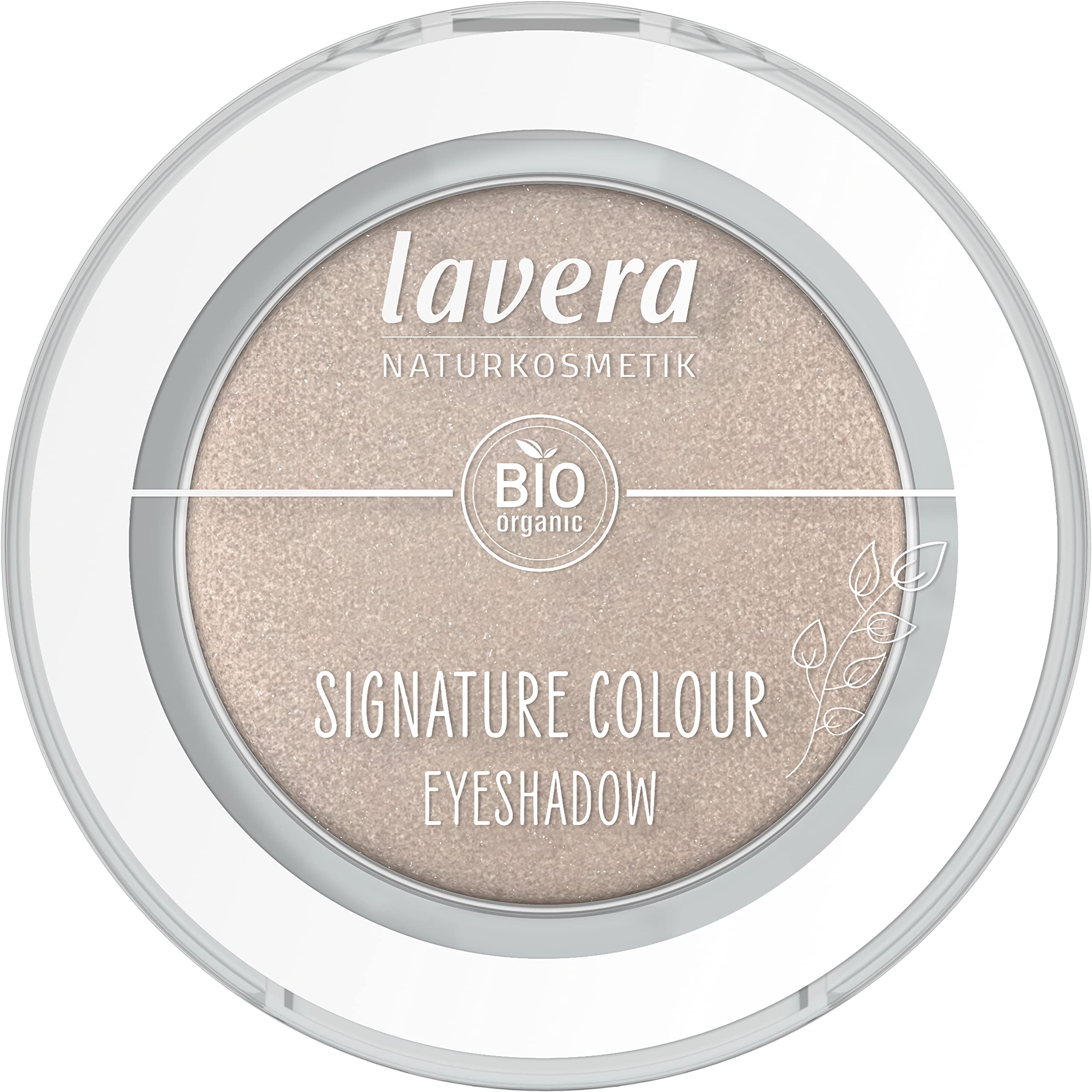 lavera Signature Colour Eyeshadow -Moon Shell 05- nude - Organic Almond Oil & Vitamin E - Vegan - Shimmering - Intense Color Pay-off (1 pc.)