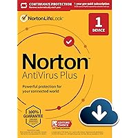 Norton AntiVirus Plus 2021 – Antivirus software for 1 Device with Auto-Renewal - Includes Password Manager, Smart…