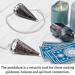 Hematite Orgone Crystal Pendulums for Divination