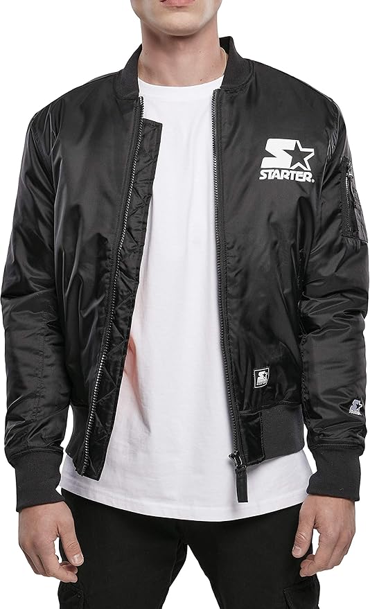 STARTER BLACK LABEL Men's Starter The Classic Logo Bomber Jacket