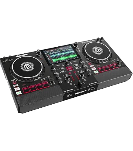 Amazon.com: Numark Mixstream Pro Go DJ Controller Bundle with