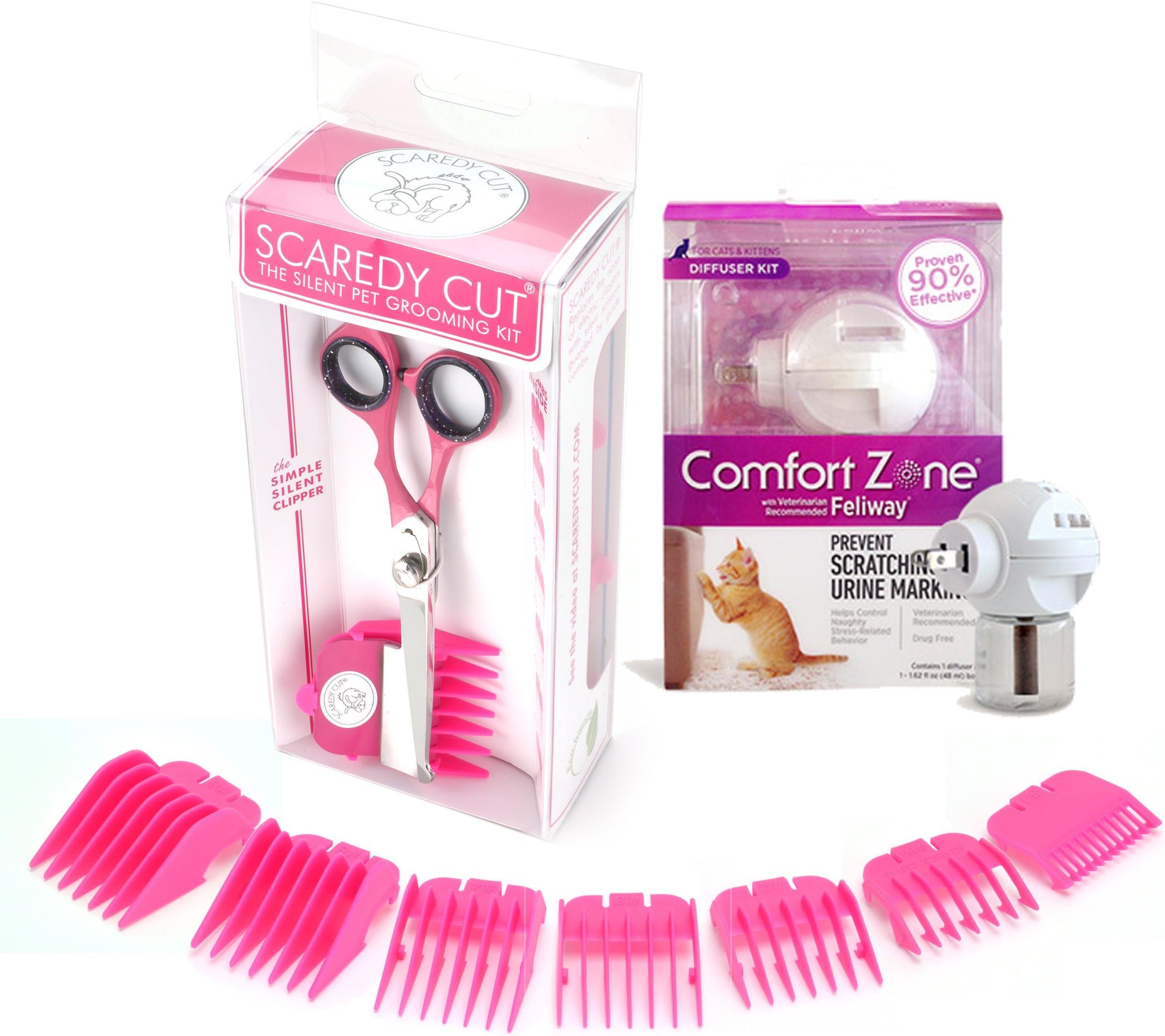 Scaredy Cut Silent Pet Clipper with Feliway Diffuser
