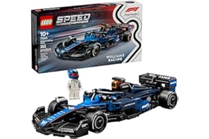 LEGO Speed Champions Williams Racing FW46 F1 Race Car Toy - Building Set for Kids, Boys & Girls, Ages 10+ - Toy Car for F1 Fans - Gift Idea for Birthday - 77249