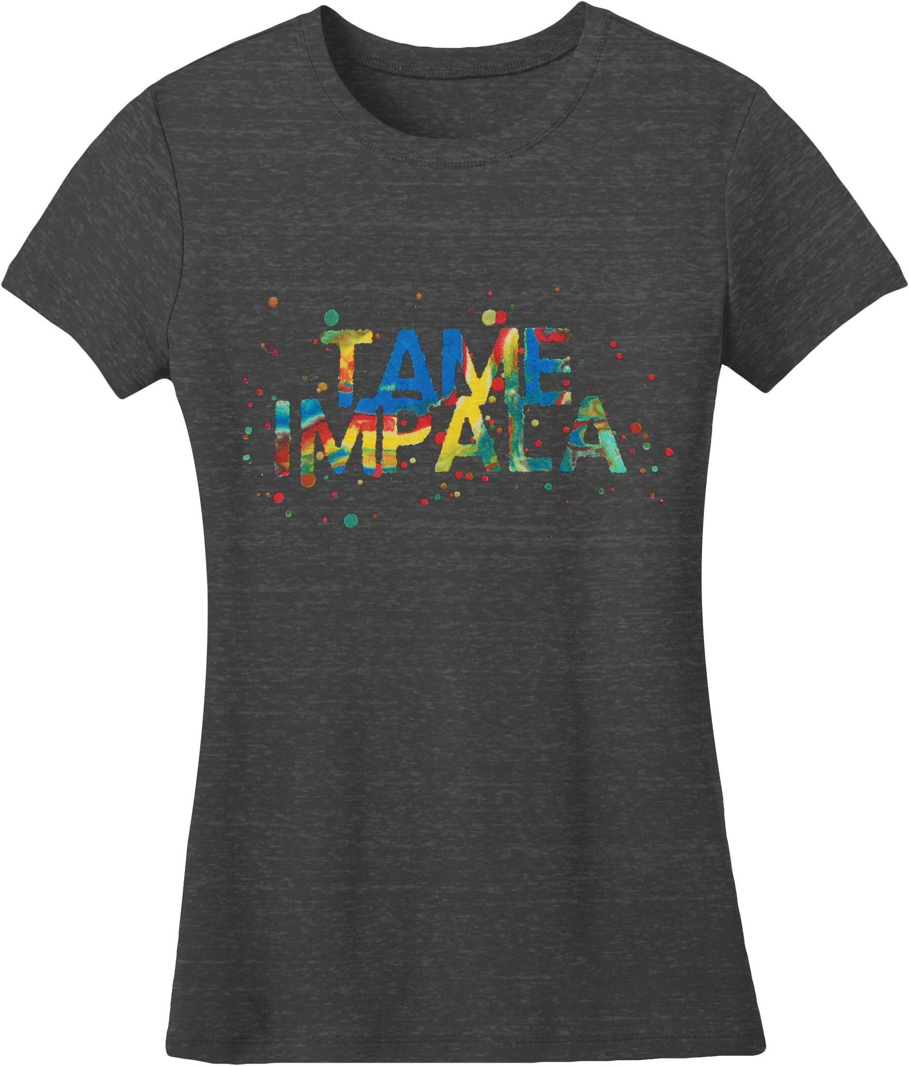 Tame Impala Girl's Backwards Font Girls Jr Soft tee Heather