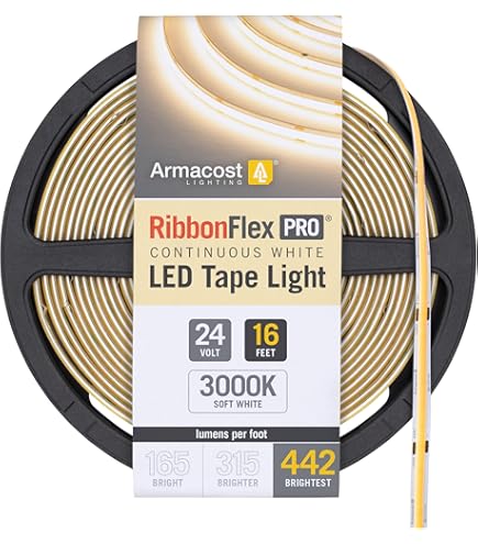 Amazon.com: Armacost Lighting RibbonFlex Pro 24V White COB LED