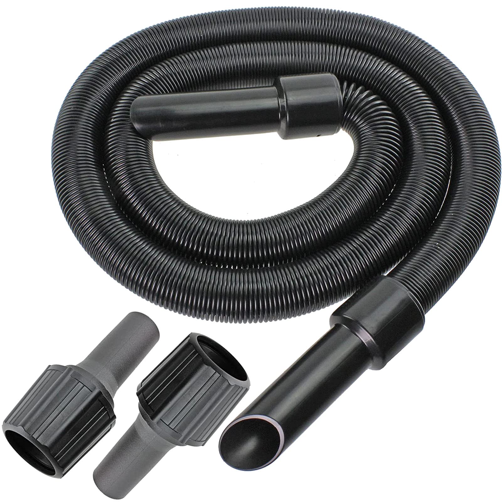 SPARES2GO 6m Extension Pipe Hose Kit for Titan Vacuum Cleaners (6 Metre Hose + 3 x Adaptors)
