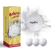 REFARICO Exploding Golf Balls, 3 Pack Prank Balls - Explode on Impact | Funny Shocked Golf Balls Gag Golfing Gifts White Elephant Gifts for Adults