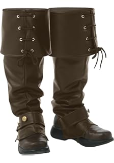 mens costume boot covers