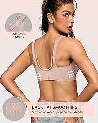 OEAK Womens Deep V Bras Wireless Comfortable Bra