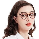 WEMOOTANTS Blue Light Blocking Glasses Metal Frame Non Prescription Eyeglasses